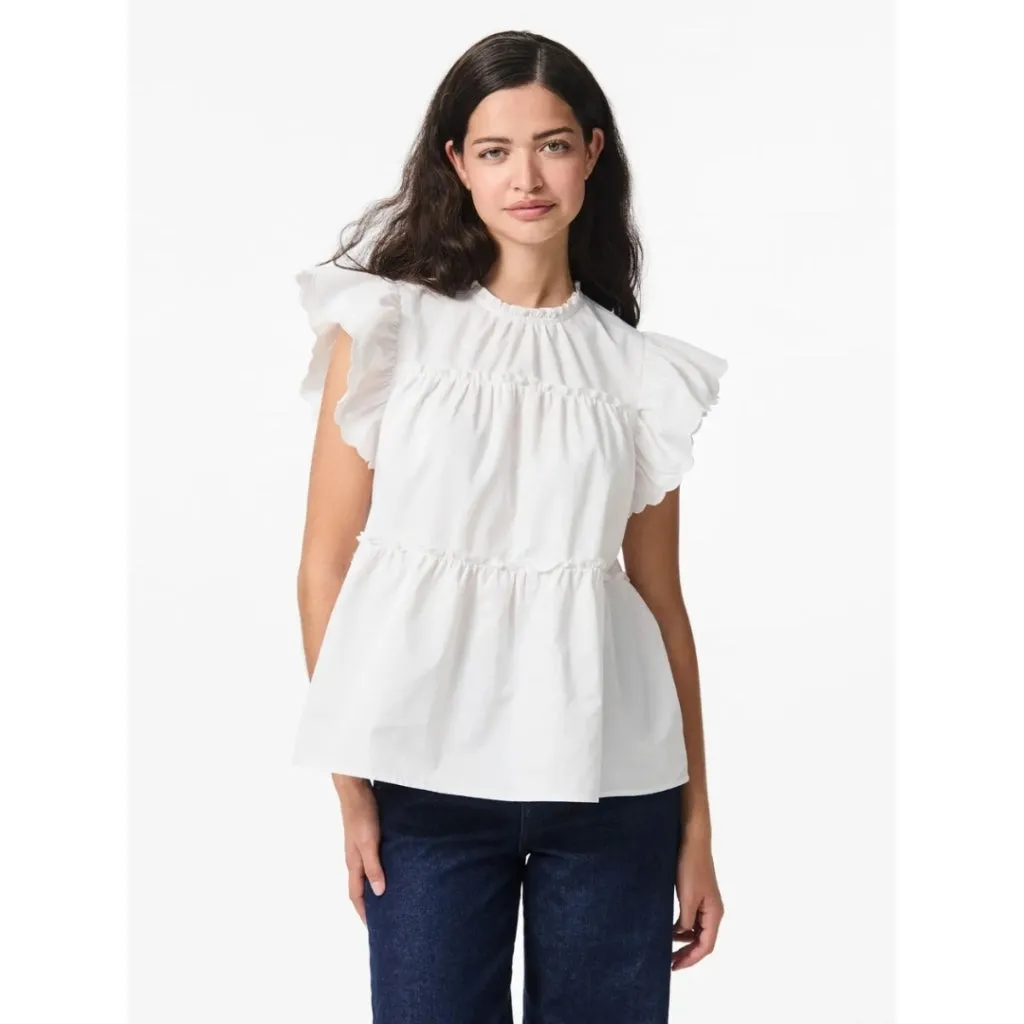 PIECES DAME TOP PCJILLA - Bright White